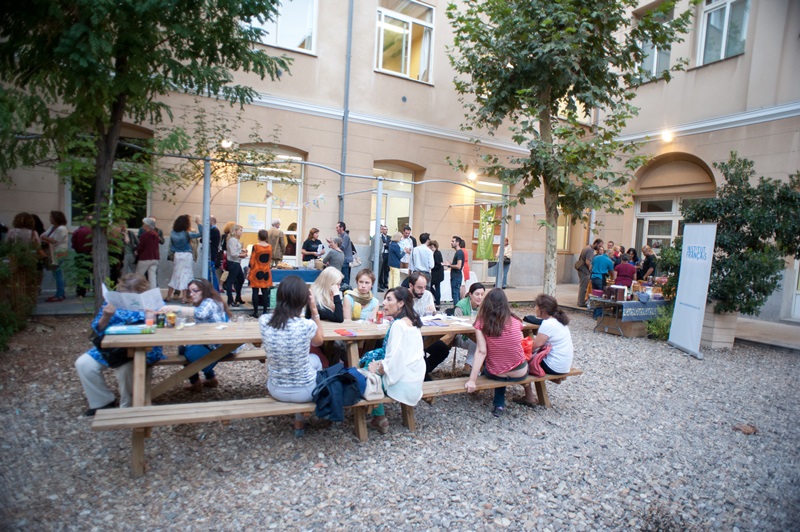 2014-09-25:Jornadas de puertas abiertas en los centros (Goethe Institut y Liceo Frances) 
Madrid 
Foto: David Sirvent